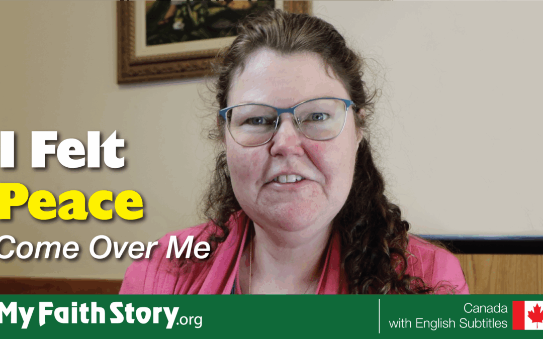 I Felt Peace Come Over Me