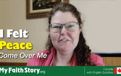 I Felt Peace Come Over Me